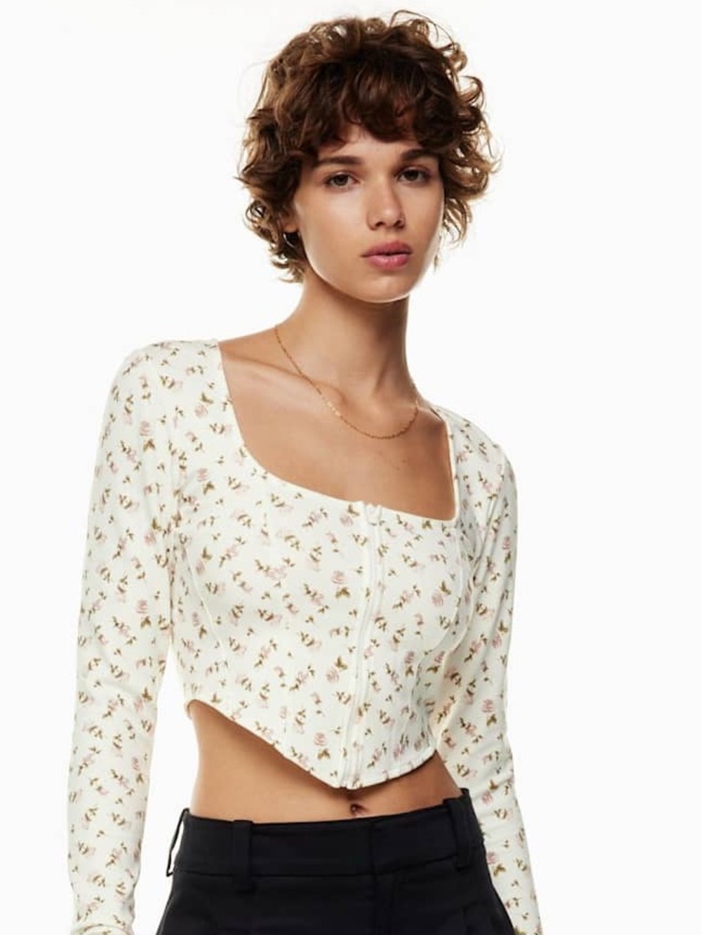 ARITZIA Sunday Best Strawberry Puff Maverick  Longsleeve | SIZE XS XSMALL *BNWOT